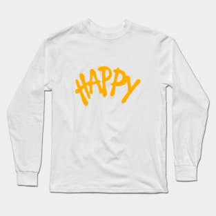 Happy cheerful tshirt Long Sleeve T-Shirt